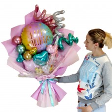 Букет із кульок Happy Birthday